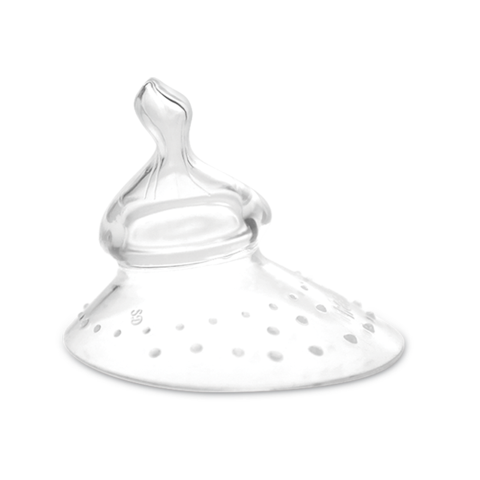 haakaa-breastfeeding-nipple-shield-stillh-tchen-aus-100-silikon-mit-verl-ngerter image 1