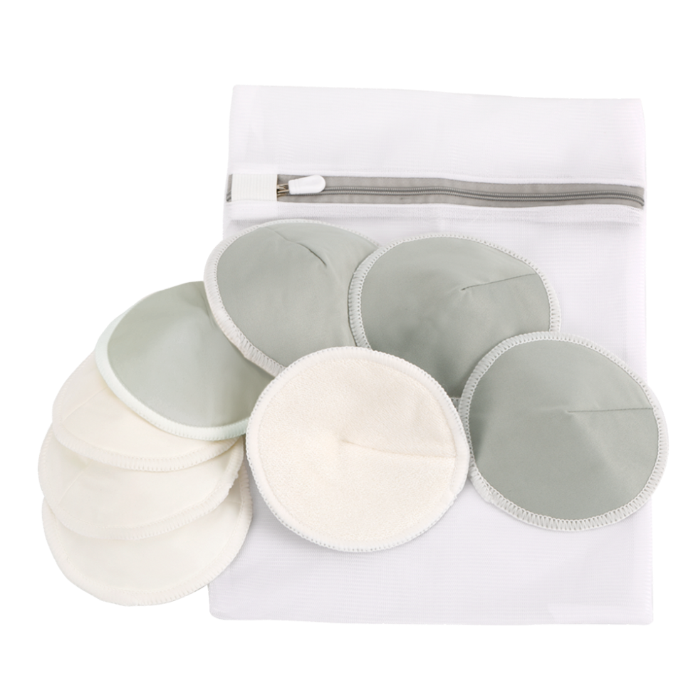 haakaa-all-day-stillwindeln-set-8-wiederverwendbare-stillpads-aus-bambus-mikrofa image 1