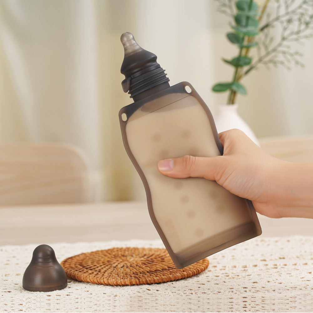 haakaa-silicone-squeeze-feed-bag-260-ml-quetschbeutel-mit-sauger-f-r-babymilch-s image 4