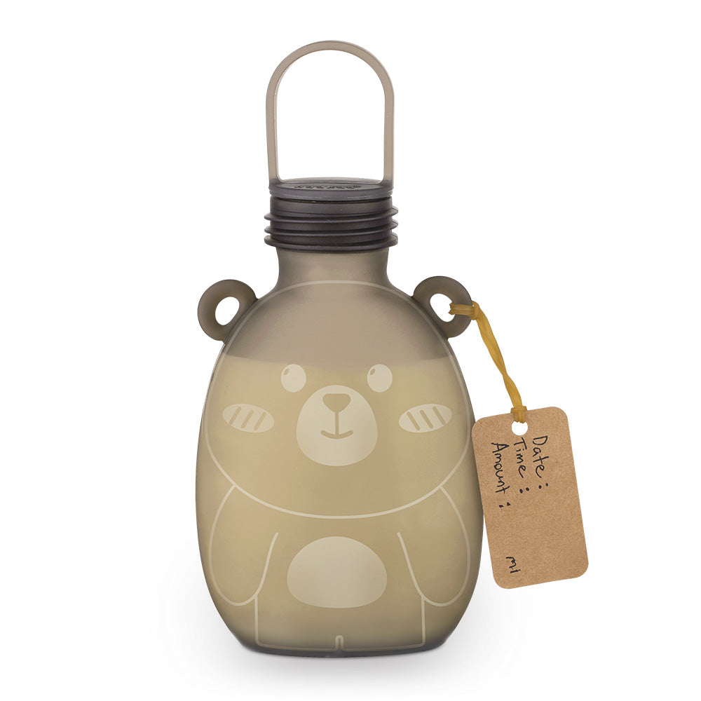 haakaa-happii-bear-silikon-milchbeutel-260-ml-wiederverwendbarer-milchspeicher-b image 5