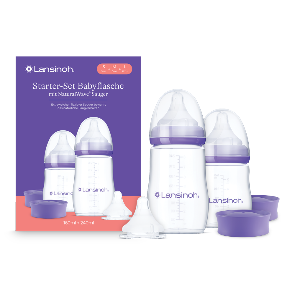 lansinoh-starter-set-babyflaschen-mit-naturalwave-saugern image 1