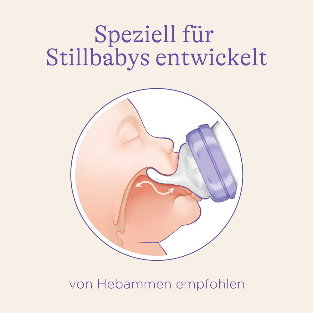 lansinoh-glas-babyflasche-240-ml-mit-naturalwave-sauger image 3