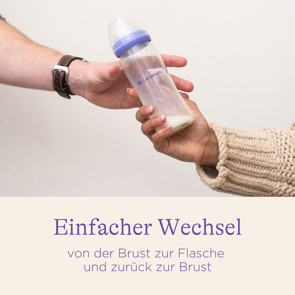 lansinoh-glas-babyflasche-240-ml-mit-naturalwave-sauger image 4
