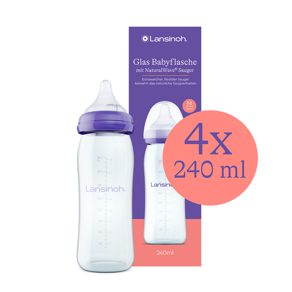 lansinoh-glas-babyflasche-240-ml-mit-naturalwave-sauger image 7