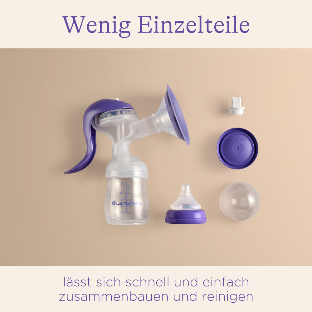 lansinoh-handmilchpumpe-manuelle-einzel-milchpumpe-mit-flexibler-silikon-brustha image 5