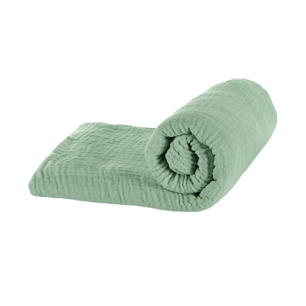 haakaa-baumwoll-pucktuch-doppel-lagiges-100-baumwoll-swaddle-tuch-mehrfach-nutzb image 1