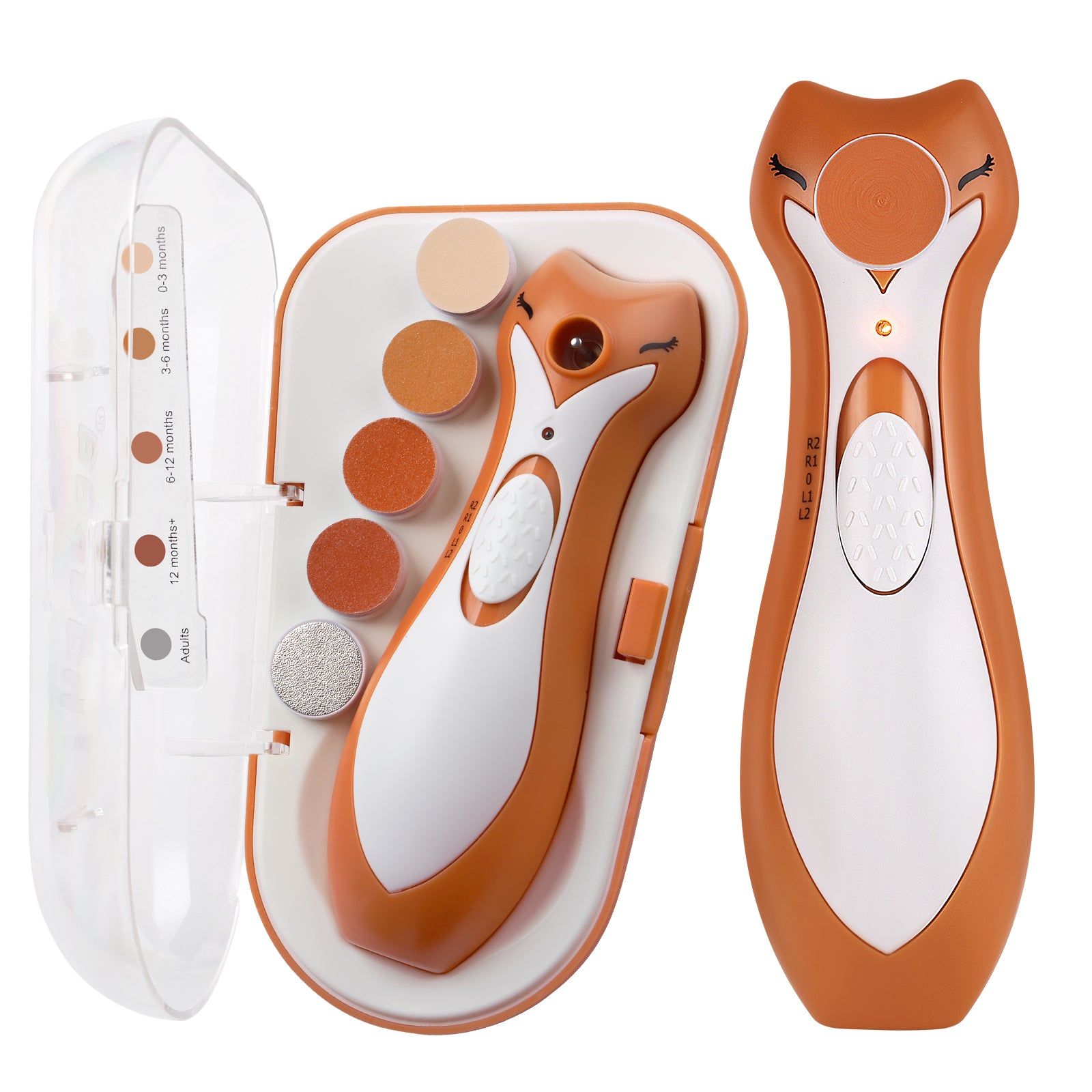 haakaa-clever-fox-nagelpflege-set-elektrischer-baby-nageltrimmer-mit-led-licht-u image 7
