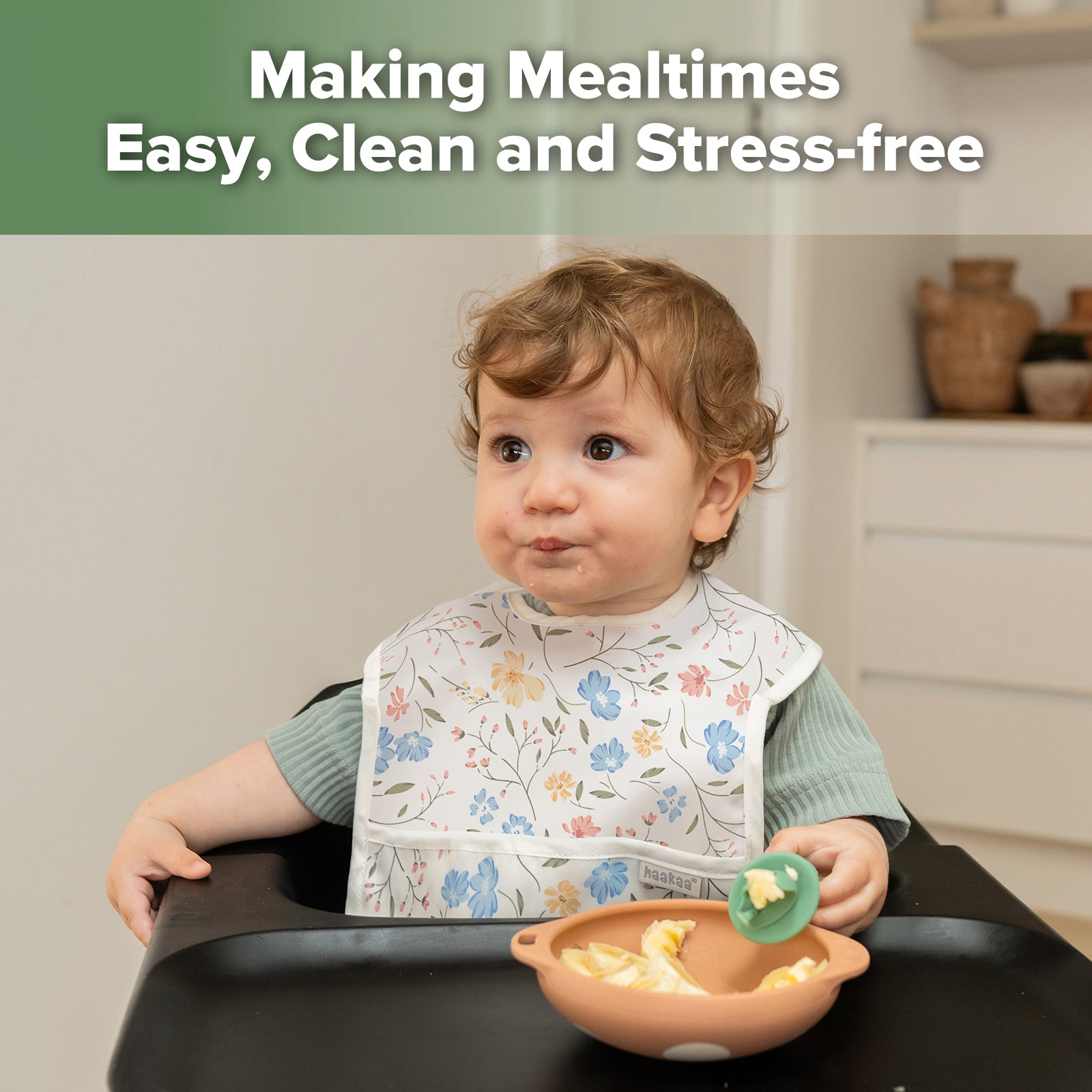 haakaa-easy-fold-baby-bib-2er-set-faltbares-wasserabweisendes-l-tzchen-mit-kr-me image 2