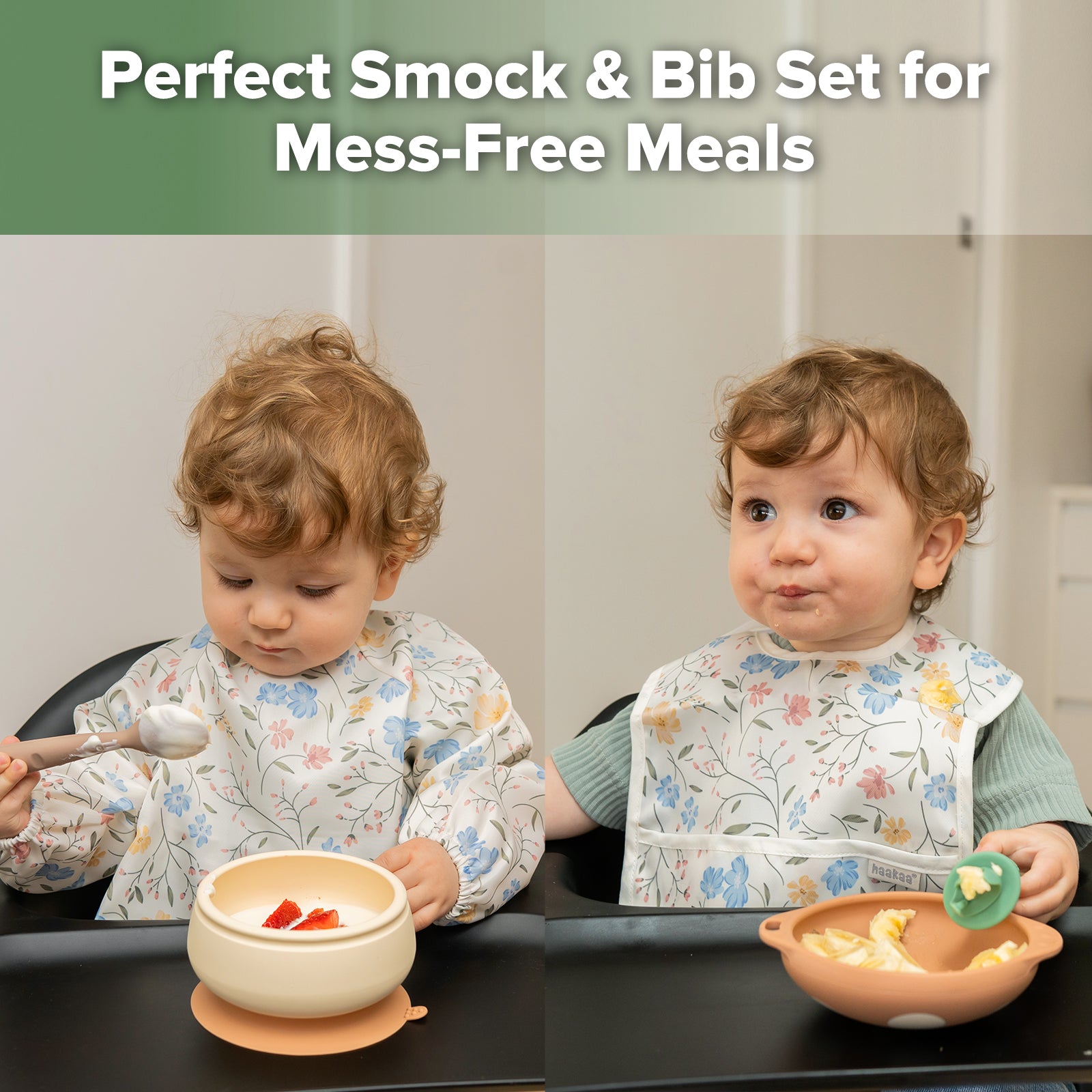 haakaa-mess-free-smock-bib-set-malerkittel-l-tzchen-set-mit-kr-melfangtasche image 3