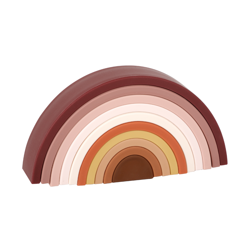haakaa-silicone-arch-stacker-set-9-teiliges-silikon-stapelspielzeug-bogen-form image 1