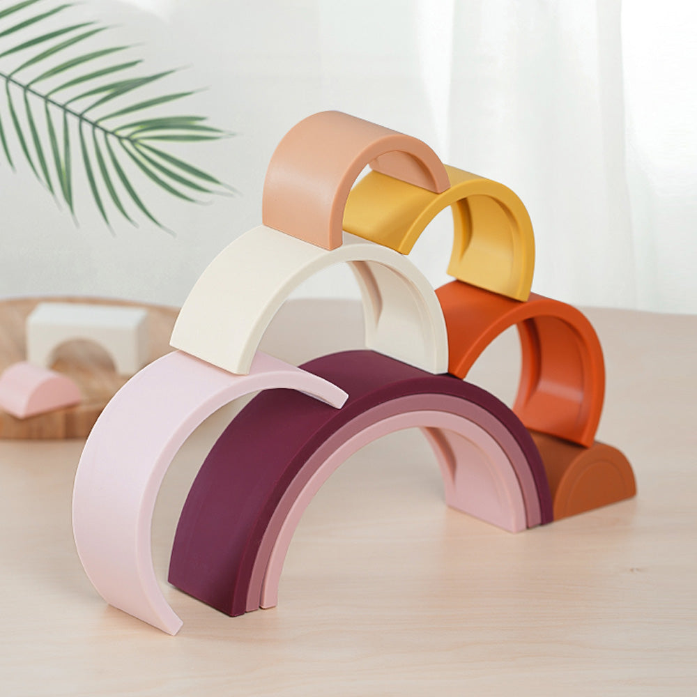 haakaa-silicone-arch-stacker-set-9-teiliges-silikon-stapelspielzeug-bogen-form image 7