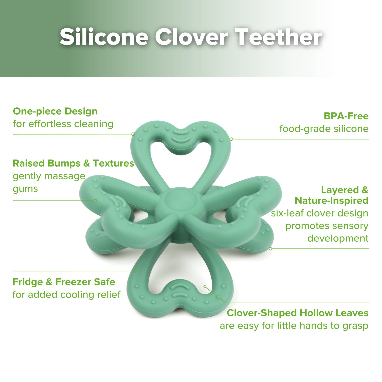 haakaa-silicone-clover-teether-klee-bei-ring-mit-6-bl-ttern-aus-100-lebensmittel image 4