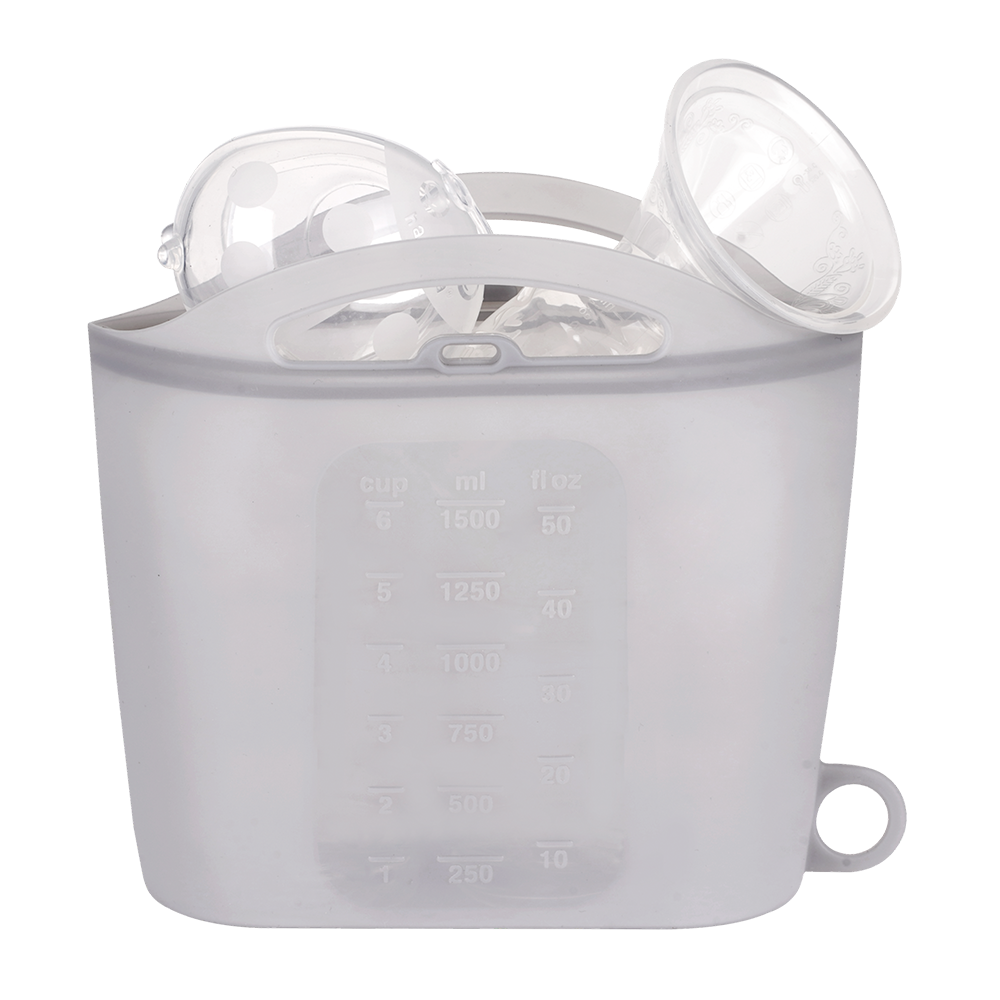haakaa-multipurpose-silicone-steamer-steriliser-bag-1500-ml-wiederverwendbarer-m image 1