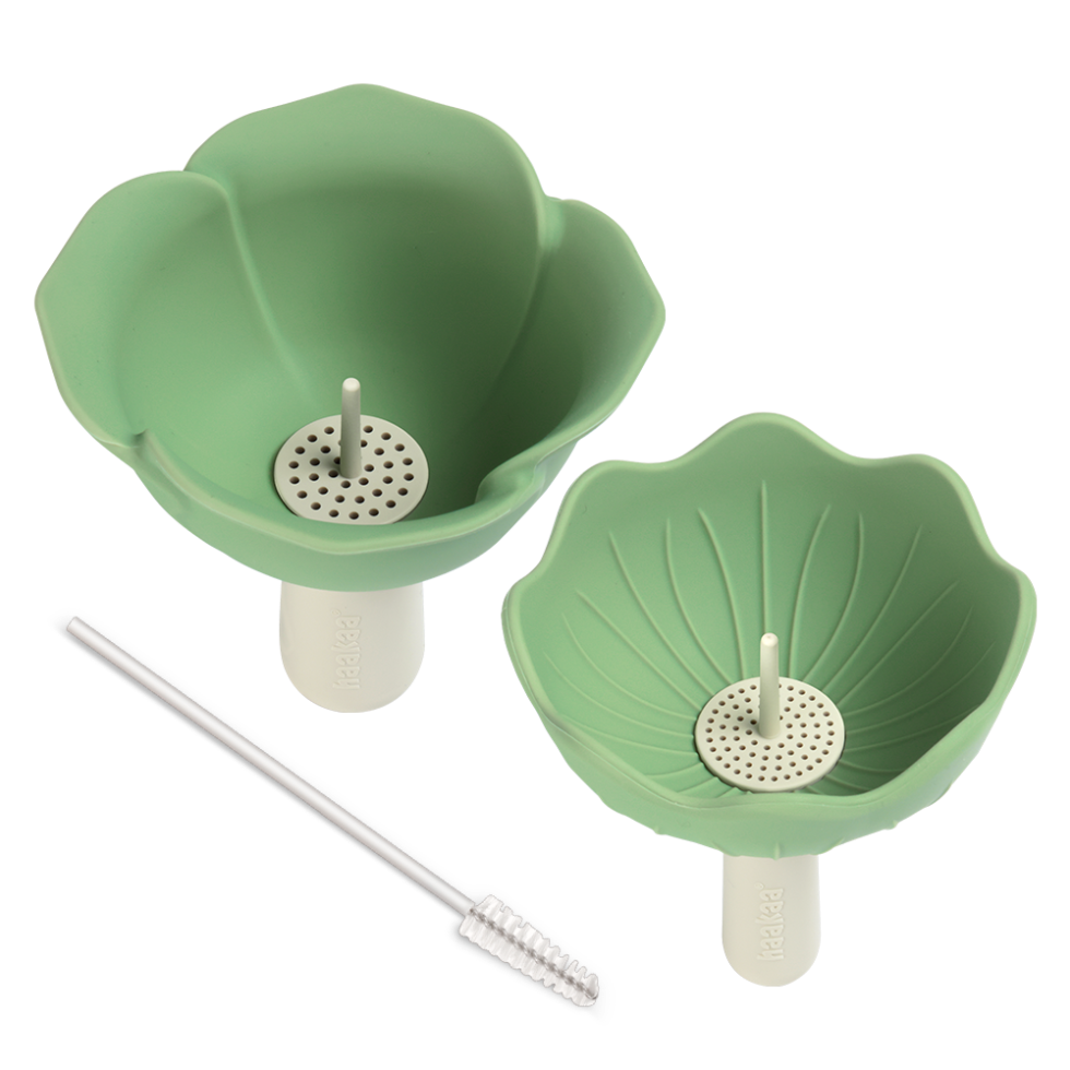 haakaa-silicone-flower-funnel-set-2-silikon-trichter-mit-siebeins-tzen-blumenfor image 1