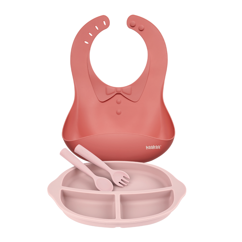 haakaa-silicone-kids-dinnerware-set-4-teiliges-silikon-essset-mit-l-tzchen-mit-f image 1